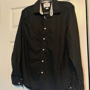 Paper Denim & Cloth Black and White Polka Dot Shirt